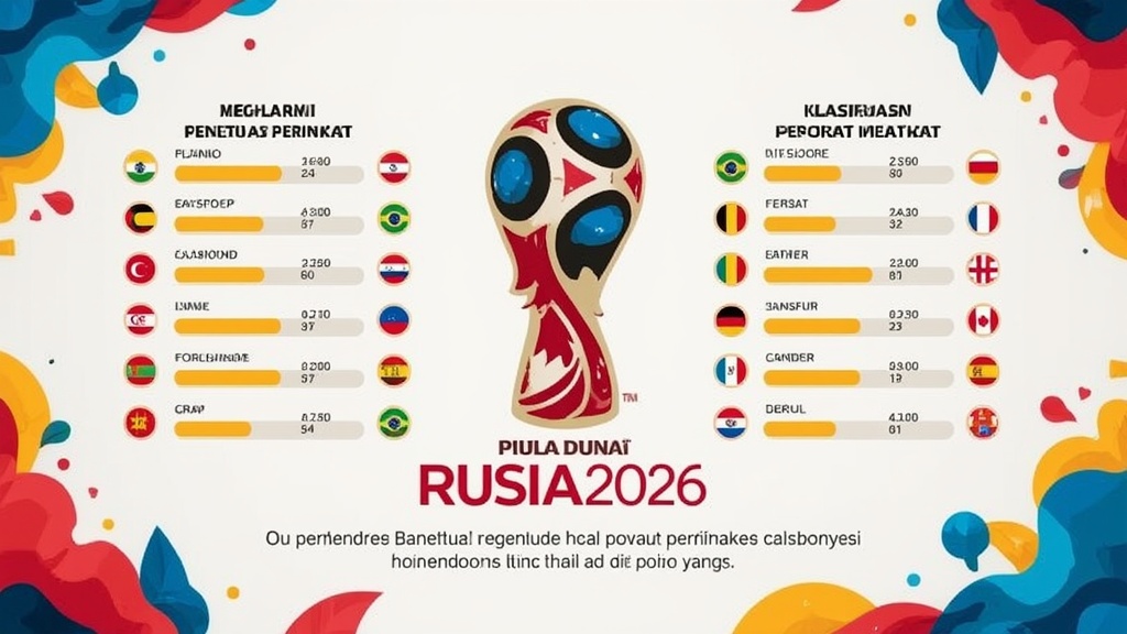 regulasi klasemen kualifikasi piala dunia 2026, aturan poin sama kualifikasi, selisih gol piala dunia